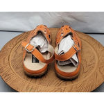 Bernie Mev  Women's Orange Sandal Size 37EU / 6.5 US Slip ons flats Photo 4