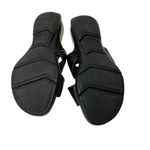 Liz Claiborne  Alisa black leather criss cross strap slip on comfort sandals 7.5 Photo 7