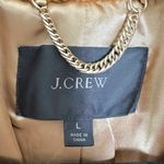 J.Crew Size Large Double Breasted Teddy Sherpa Topcoat in Adobe Clay Brown NEW Photo 5