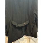 Nuvano Black Double Breasted Pea Coat‎ Jacket Leopard Lining 2X Size XXL Photo 6