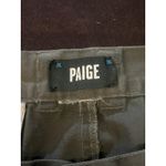 Paige  Pants Women's Large Green Cargo Trouser Utility Pockets Wide Leg Waist 32" Photo 8