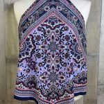 Kona Sol  Size L(12-14) Bathing Suit Top With Padded Bra With Ties Multicolor Photo 0