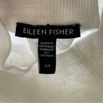 Eileen Fisher Organic Cotton Linen Slub Funnel Neck Top Size S Photo 8