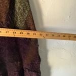 Tolle Amine Women's Asymmetrical Knit Vest Duster Patchwork Boho Art to Wear Green Size XL Photo 8