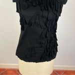 Robert Rodriguez  Black Ruffle Tank Top Photo 3