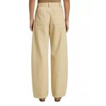 Vince Women's 12 Washed Twill Wide Leg Pants Haystack Casual High Rise Cotton Photo 1