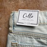 Cello Blue Jean Shorts Distressed Frayed Hem Photo 5