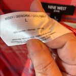 Nine West  Jeans Coral Plaid Blouse large Photo 3