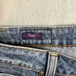 Vigoss  Collection Flare Jeans Size 11 (34" Waist) Embellished Pockets Frayed Hem Photo 4