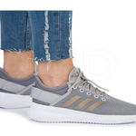 Adidas  Cloudfoam‎ QT Flex Cf W Women's Sneaker Shoe Gray Size 7 Athletic Photo 0