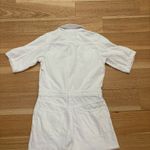 American Eagle  White Denim Romper Photo 3