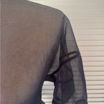 Amazon  Holographic Sheer Festival Shirt Top Photo 2