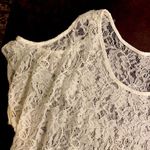 Torrid  White Lace Short Sleeve Cold Shoulder Top Photo 2