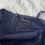 Kendall + Kylie Navy Pinstripe Dress Photo 3