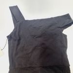 superdown  Fallon Asymmetrical Mini Dress in Black Medium Photo 8