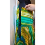 Calvin Klein Multicolor Halter Neck Dress Open Back Fit & Flare Size 4. Photo 4