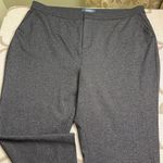 Modcloth high waisted cropped wide leg black gray pants size 22 Photo 13