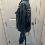 Boom Boom Jeans Blue Denim Jacket with Yellow Patch Photo 2