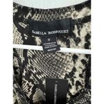 Isabella Rodriguez Snake Print Scoop Neck Pockets Sleeveless Dress Small Photo 4