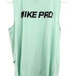 Nike Pro Size Large Tank Mint Green Dri Fit Sleeveless‎ Athleisure Gym Running Photo 0