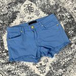 Juicy Couture  Blue Midrise Denim Shorts - Size 28 Photo 0
