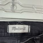 Madewell Cali Denim Bootcut Jeans Black Size 30 | Raw Hem Photo 2