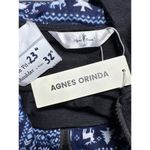 Agnes Orinda Full Zip Up Hoodie Fair Isle Jacket Black 1X Photo 1