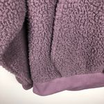 American Eagle Purple Fuzzy Sherpa Hoodie XS Photo 2