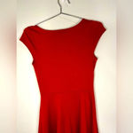 Vibe Vibrant Red Dress Essential Item Party or Casual Photo 7