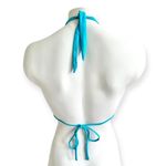 🔃Blue Crochet Bikini Swimsuit Top Size M Photo 2