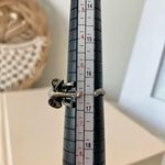 Silver Elephant Wrapping Ring Raised Trunk Animal Safari Pewter Gunmetal Boho Jewelry Photo 8