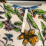 Free People  Floral Bell Sleeve Martini Blouse Sz M Photo 4