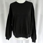Alfani New Side Zip Sweater Crewneck Long Sleeve Knit Pullover Black Photo 1