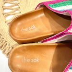 The Sak  Bolinas Clog Beach Stripe Size 9 Multicolor Rainbow Photo 3