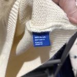 Apt. 9 Apt.‎ 9 Women's Cream Textured Dot Knit Long Sleeve Crew Neck Sweater Photo 6