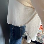 We The Free Cream White Oversized Long Sleeve Top Boho Slouchy Flowy Size M Photo 3