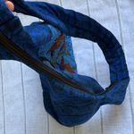 Handmade BoHo Blue Floral Shoulder Bag Photo 6