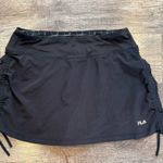 FILA  Black Athletic Skort With Adjustable Sides Size Small Photo 0