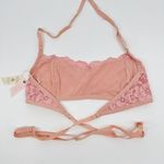 Free People x We are HAH Don't Cross Me Halter Bralette Dusty Rose Medium NWT Photo 4