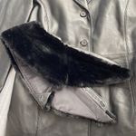 Worthington  Y2K styled leather jacket with faux fur removable collar. * Photo 8