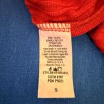 Hummingbird Anthropologie  EUC Ribbed Rust Red Wrap Cardigan Sweater Photo 5