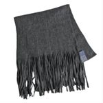 Lucky Brand Cozy Scarf Women's One Size Gray Classic Preppy Feminine Fringe NWT Photo 5