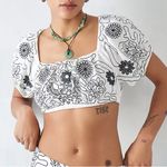 Free People Lotus Embroidered Crop Top Photo 0