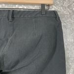 Brooks Brothers Womens Black Side-Zip Stretch Cotton Pants - Size 6 - Flat Front Photo 6