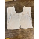 Frank & Eileen Kinsale Ivory Pants Size 6 RAW HEM Flax Cotton Blend USA Photo 1