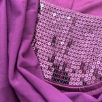 Laundry by Design NWT Ruched Stretchy Sheath Dress Sequins Ambrosia Plum 12 Photo 8