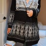 Style & Co Long Black Fringe Cardigan  Photo 1