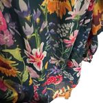 Eshakti  floral button front tunic women’s size Large-14 Photo 4