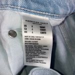 American Eagle Stovepipe Jeans Women 4 Short Wide Leg Stretch Light Wash Denim Photo 10