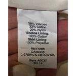 J.Crew Collection Lace Dress Strapless w/Boning White Ivory Above Knee sz. 10 Photo 8